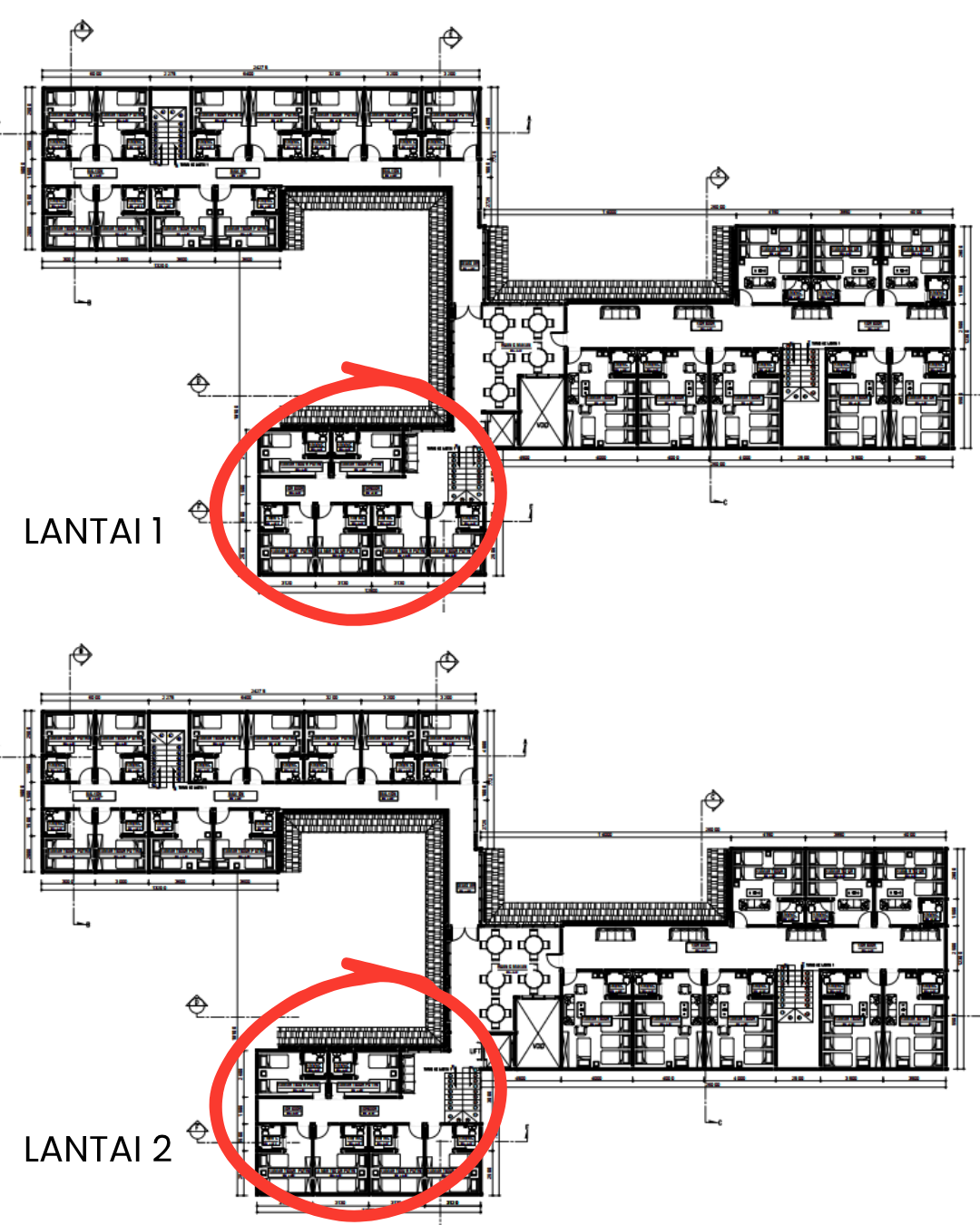 Pemasangan Scaffolding & Rebar L2